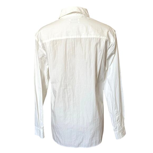 CO Essentials White Button Down Shirt Size Medium - Picture 3 of 6